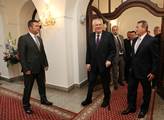 Prezident Miloš Zeman přichází do sněmovny