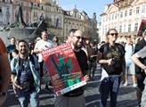 Pochod za legalizaci konopí prošel Prahou