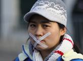 Podpora protestujících v Číně