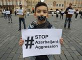 Protest proti Ázerbájdžánské agresi v Náhorním Kar...