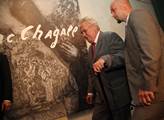 Prezident Miloš Zeman s chotí navštívil výstavu Ma...