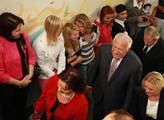 Prezident Václav Klaus poctil svou návštěvou prvňá...