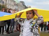 Ukrajinci slaví Den nezávislosti. Podívejte se, jak si jej připomněli v Praze