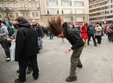 Na Václavském náměstí v Praze se sešli sympatizant...
