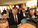 Prezident Miloš Zeman zavítal na předvolební setká...