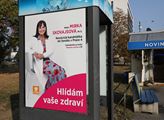 Reklamní kampaň v ulicích Prahy před nadcházejícím...