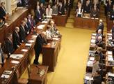 Projev prezidenta Miloše Zemana ve sněmovně. Podpo...