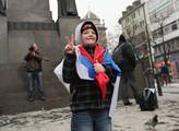 Na Václavském náměstí proběhla demonstrace proti u...