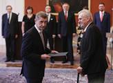 Prezident Miloš Zeman jmenoval Andreje Babiše prem...