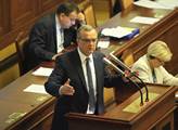 Miroslav Kalousek řeční ve sněmovně
