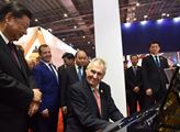 Prezident Miloš Zeman na státní návštěvě Číny