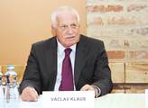 Bývalý prezident Václav Klaus na Press klubu v hot...