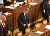 Prezident Miloš Zeman pronesl proslov ve sněmovně....