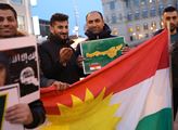 Demonstrace proti Erdoganovi a za svobodný Kurdist...