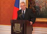 Projev Miloše Zemana v Moskvě