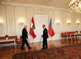 Prezident Miloš Zeman přijal kandidáta na rakouské...