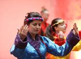 Oslavy tibetského nového roku Losar, které pořádal...