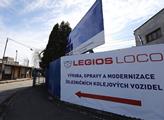 Vstupní brána do továrny firmy LegiosLoco