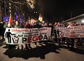 Pochod hnutí PEGIDA proti islamismu i přistěhovalc...