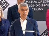 Londýn povede potřetí Khan. Jeho děkovnou řeč ale provázela nepříjemnost