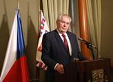Prezident Miloš Zeman promluvil
