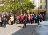 Plzeň 3: Více než sedmdesát zájemců vyrazilo v centru města na vycházku se starostou