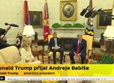 Andrej Babiš líčil novinářům jednání s Trumpem: Nasmáli jsme se, zakecali s manželkami, pak jsem se pochválil. A řekl jsem mu, že by ta cla neměl zavádět