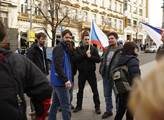 Příznivci SPD na Václavském náměstí