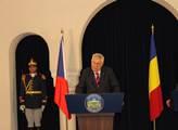 Miloš Zeman na státní návštěvě Rumunska
