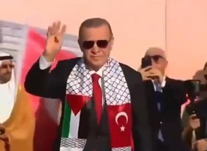 Erdogan, prezident členské země NATO, burcoval demonstranty: Izrael je okupant!
