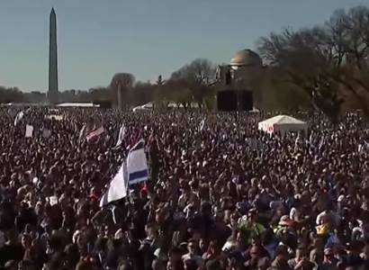 Statisíce lidí na „Pochodu za Izrael“ ve Washingtonu