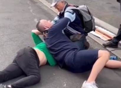 „100kg hovado smýká 50kg holkou po zemi!“ Brutální incident před Strakovkou otřásá sítěmi