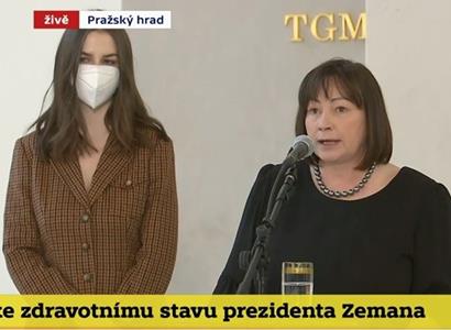 Ivana Zemanová: Spekulace o diagnózách a prognózách považuji přinejmenším za velmi neetické