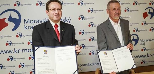 Moravskoslezský kraj podepsal s univerzitou Memorandum o spolupráci a partnerství v sociální oblasti