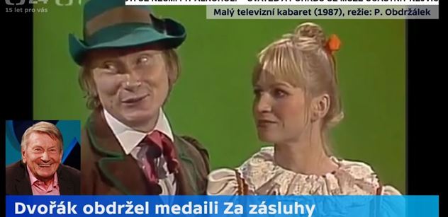 Herec Josef Dvořák: Co včera zažil díky medaili od Zemana