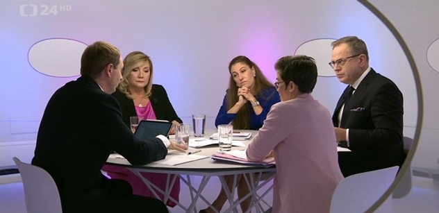 Křik v ČT: „Nemůžete být ministryně.“ Schillerová a Decroix v sobě