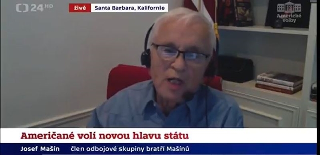 Mašín zničil ČT: Sleduju vás a brečel bych. Trumpovi ukradli volby