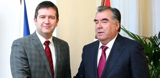 Předseda Sněmovny jednal s prezidentem Tádžikistánu Emomali Rahmonem