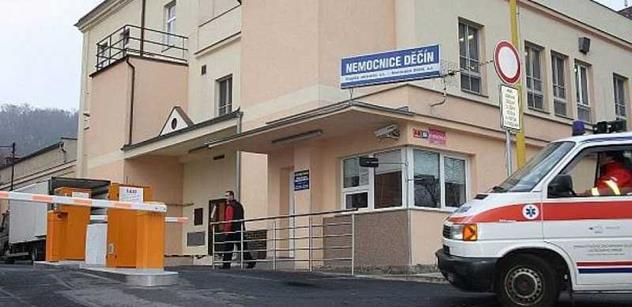 Krajská zdravotní dočasně omezí provoz dvou oddělení děčínské nemocnice 