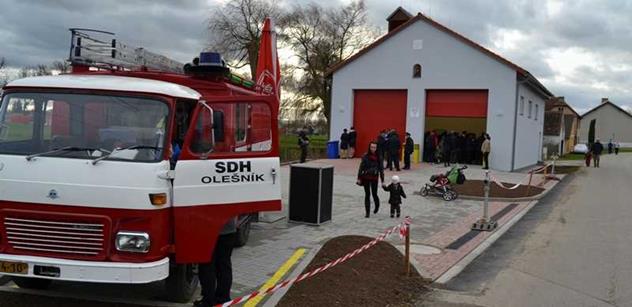 Vánoce oslaví hasiči z Olešníku v nově zmodernizované požární zbrojnici