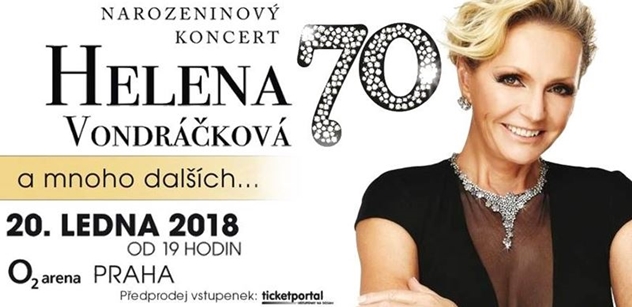 Helena Vondráčková oznámila termín prvního samostatného koncertu v pražské O2 areně! Zakončí v ní oslavy svých 70. narozenin