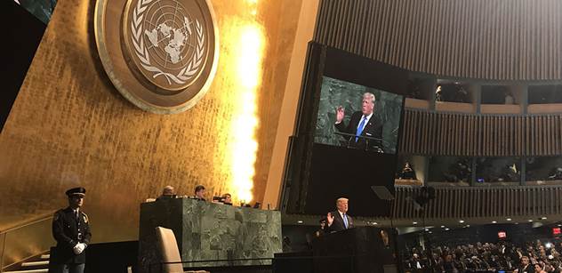USA zastaví islámský radikalismus, slíbil v OSN Trump. A znovu pohrozil KLDR