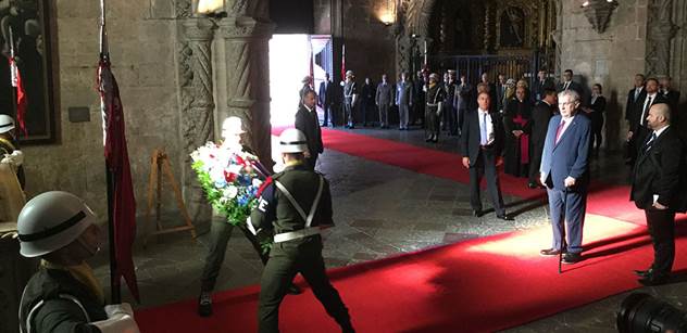 Prezident Zeman se odebral do kláštera. A pak pronesl vážné varování ohledně migrantů 