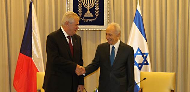Rivlin ocenil pomoc Česka  při vzniku samostatného Izraele. Vzájemné vztahy jsou stále výjimečné 