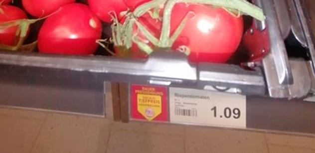 Rajčata za 26 Kč, papriky za 60. Bavorský market nabídl neslýchané