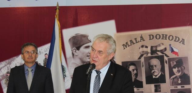 Miloš Zeman zahájil výstavu ve vojenském muzeu v Bělehradě