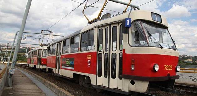 Petice pro zastavení tramvajového provozu v Praze 1. února