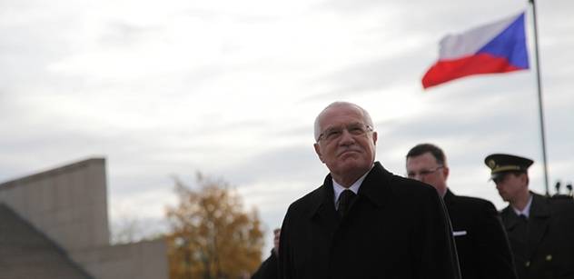 Prezident Klaus zahájil den oslav tradičně na Vítkově