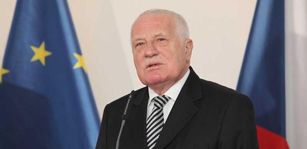 Václav Klaus: Moje angažmá v ODS v dnešní době nepřichází v úvahu
