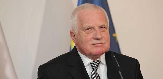 Václav Klaus: Nehodlám být pouhým divákem, jde o mnoho